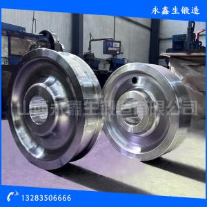 鍛造提梁機(jī)車輪鍛件